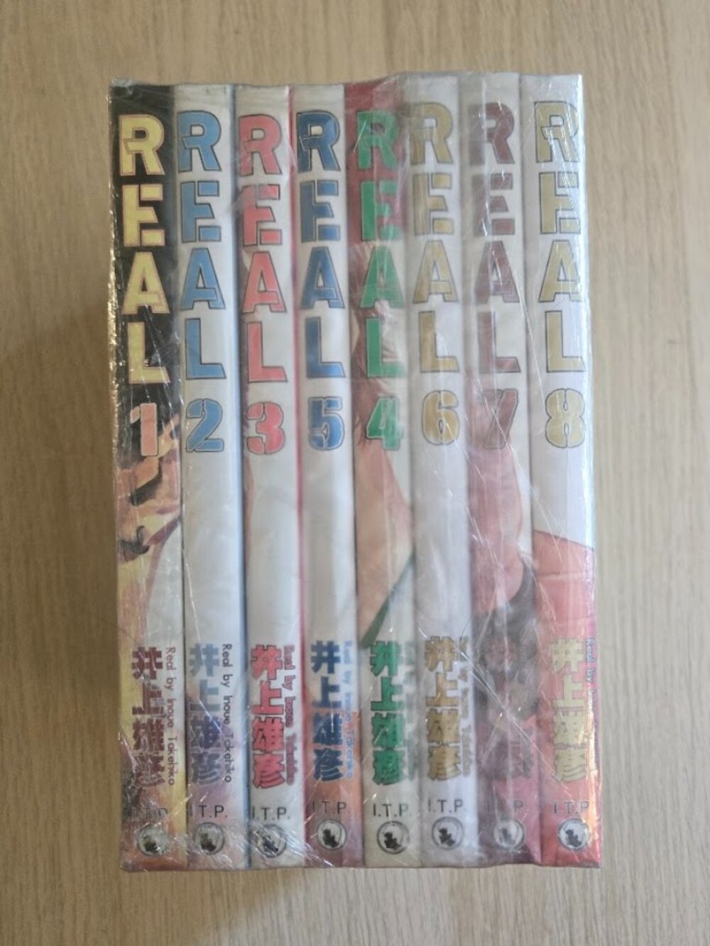 REAL Manga Series Volumes 1-8 by Inoue Takehiko Chinese Translation